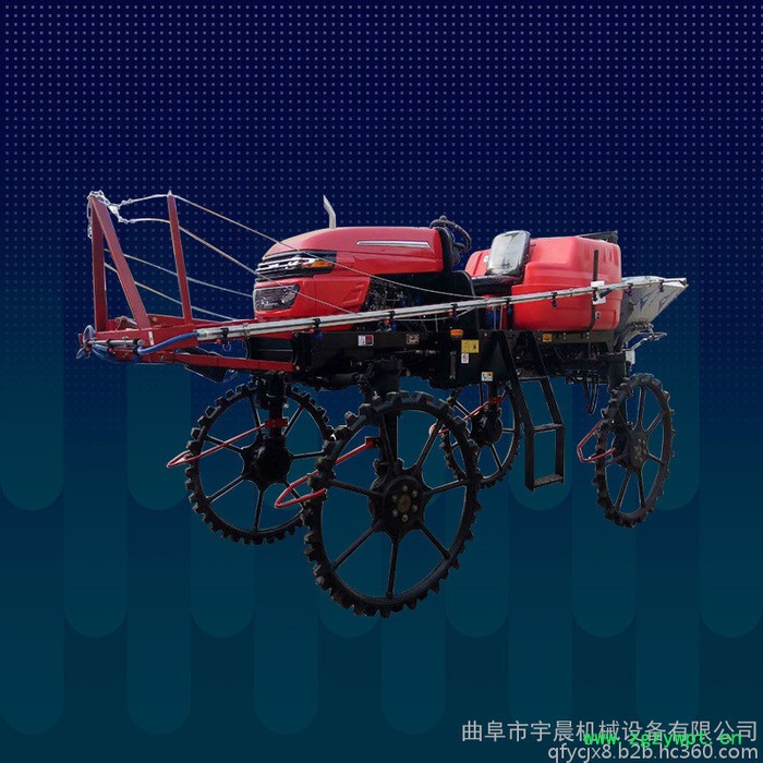 四驱四轮转向水田弥雾机 拖拉机悬挂式打药机小型开沟机图3