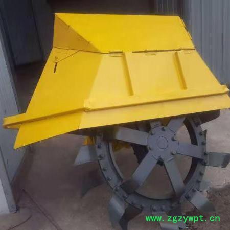 红薯草莓药材起垄覆膜机 小型手扶式开沟起垄机 农田灌溉排水开沟机 农用拖拉机带动开沟机图3