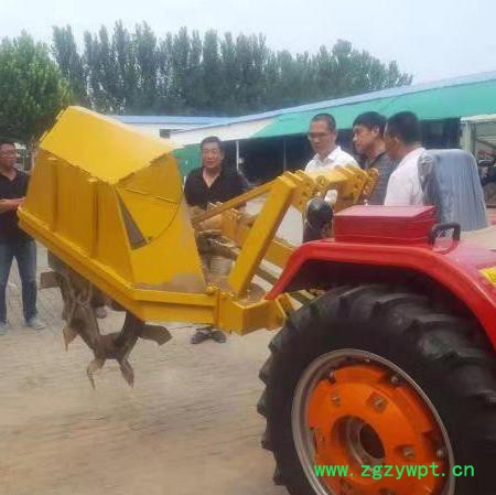 红薯草莓药材起垄覆膜机 小型手扶式开沟起垄机 农田灌溉排水开沟机 农用拖拉机带动开沟机图4