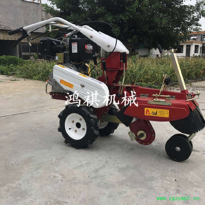 药材种植挖沟开沟机 鸿祺T烟地旱田开沟机 大马力柴油开沟机图3