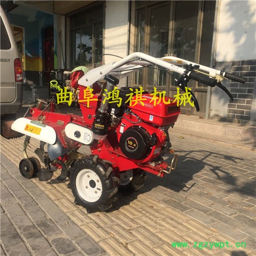 柴油田园管理机 鸿祺k田园用开沟机功能介绍 药材种植挖沟开沟机图5