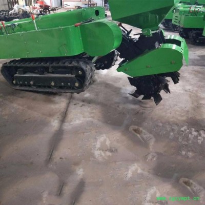 绍兴山药果园起垄开沟机 加厚履带施肥开沟机 柴油28马力回填机