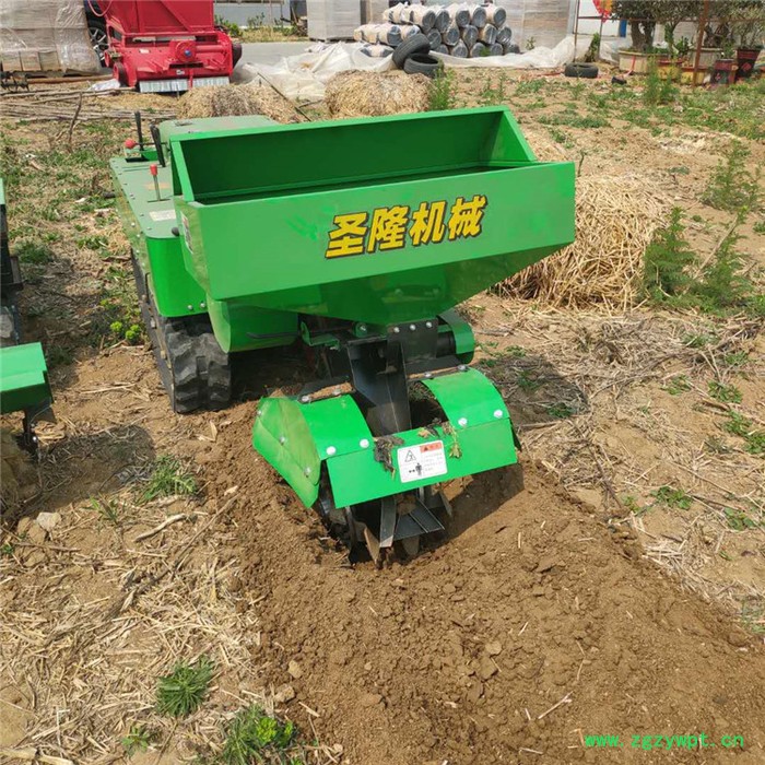 多功能履带开沟机 果树大棚管理机 果园打药机视频图7