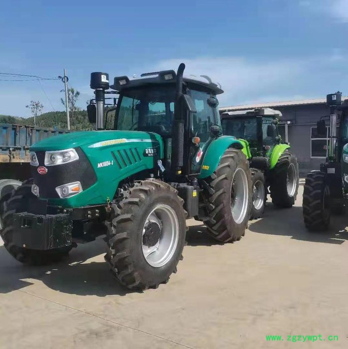 可带药材收获机的拖拉机 迈克迪尔180马力四驱拖拉机 大型农场合作社的拖拉机 1804大后桥的拖拉机图5