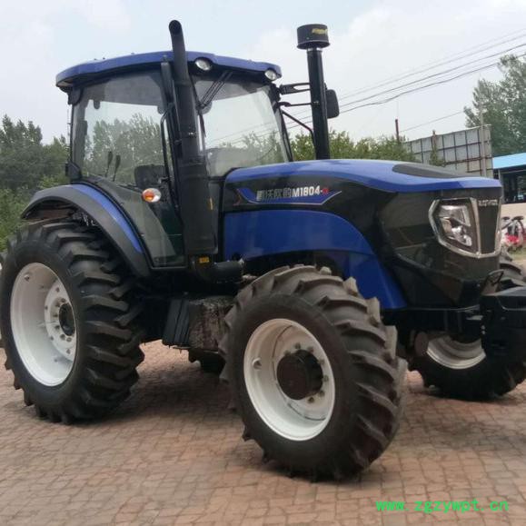 ** 潍柴六缸大马力拖拉机电启动四轮旋耕机 带药材收获机微爬大型1804、1604万年红拖拉机图8