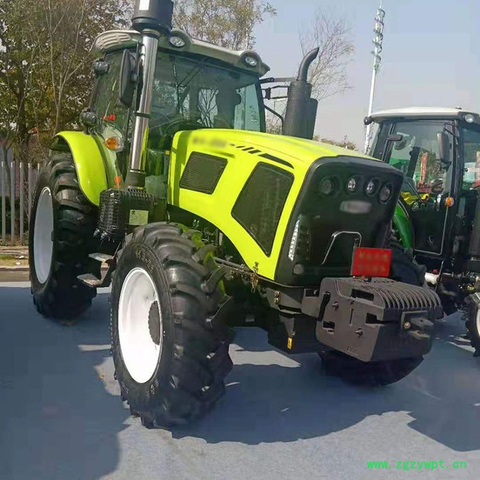 ** 潍柴六缸大马力拖拉机电启动四轮旋耕机 带药材收获机微爬大型1804、1604万年红拖拉机图6