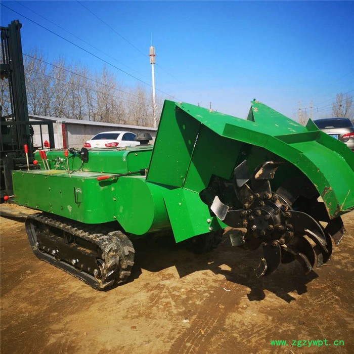 小型旱地开沟机 山药专用开沟机 智航大马力履带开沟机厂家图7