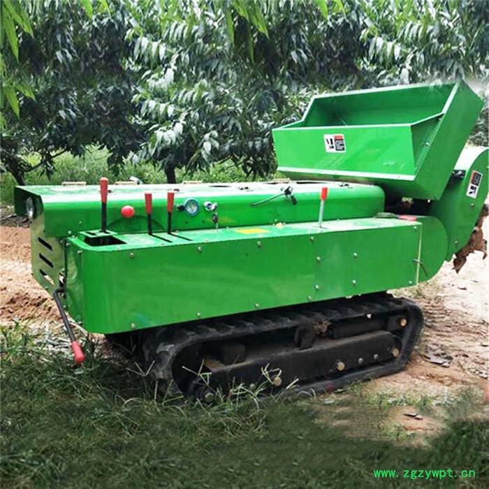柴油自走式开沟机 多功能履带旋耕机 35马力履带施肥打药机图6
