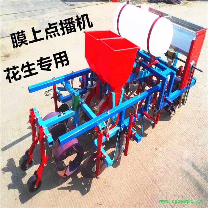 精量免耕花生铺膜播种机 四轮拖拉机喷药覆膜机 花生起垄播种施肥机图5