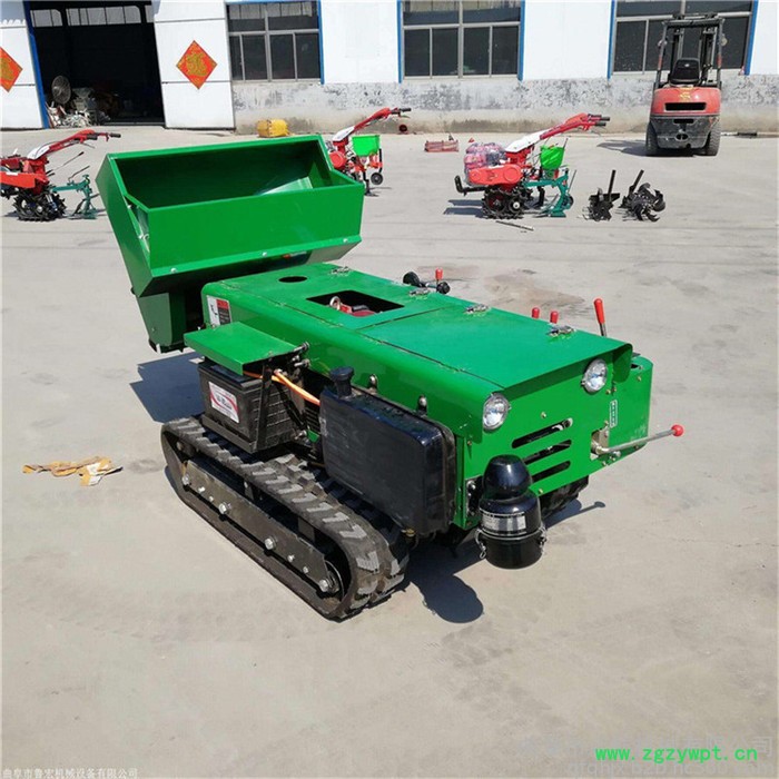 启航电打火的旋耕锄草机 果园管理保姆机 可以打药履带式开沟机图2