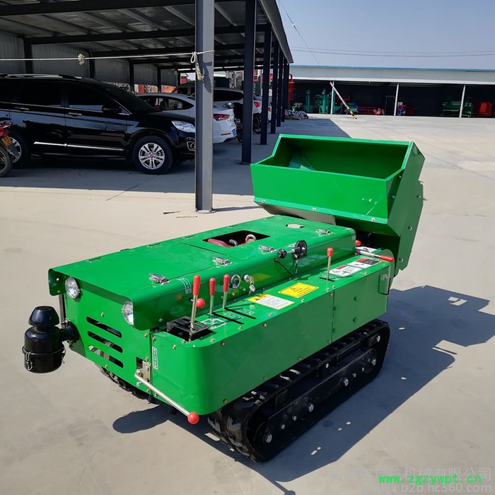 启航电打火的旋耕锄草机 果园管理保姆机 可以打药履带式开沟机图4