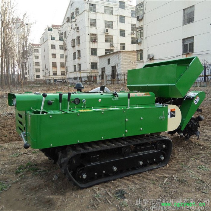 启航电打火的旋耕锄草机 果园管理保姆机 可以打药履带式开沟机图6