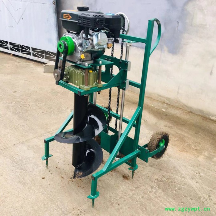 四冲程地钻种质挖坑机 宇佳大马力手提式挖坑机厂家 山药种植挖坑机图2