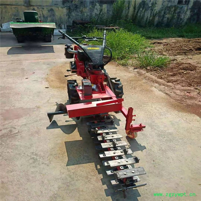 山药种植挖沟机 工程埋线开沟机 链条开沟机图5