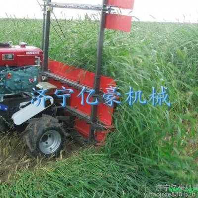 当涂县药材割晒机 亿豪多功能小型大马力割晒机 农用收割机节能高效两行小型玉米收获机