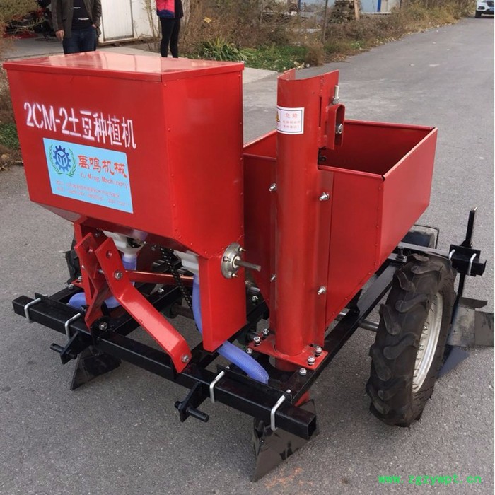 马铃薯 种植机 施肥机打药机施肥土豆种植机 拖拉机带地瓜种植机 出口施肥播种机 2图2