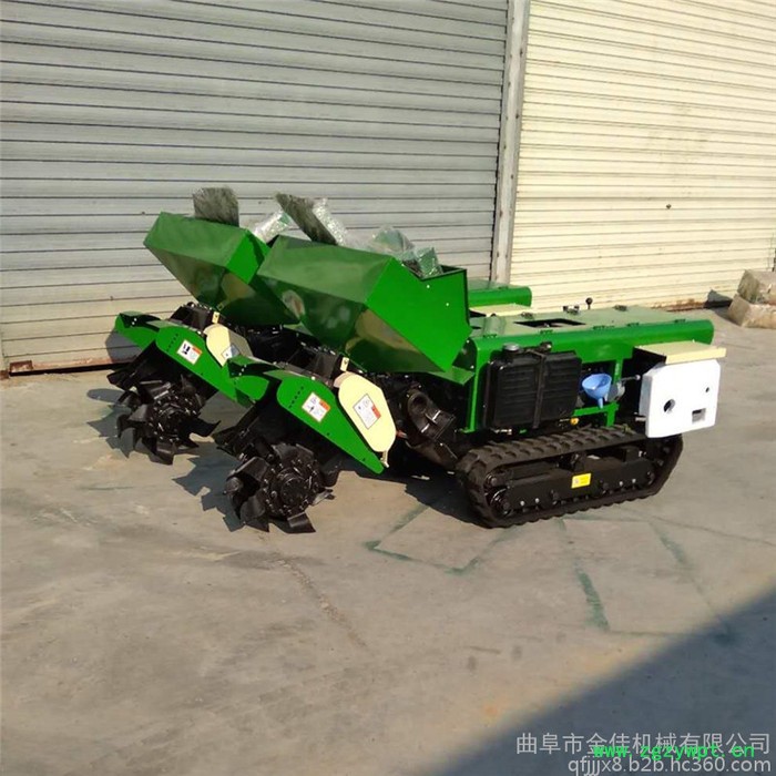低矮型柴油履带开沟机 金佳果树开沟撒肥机 履带式果园打药锄草机图4