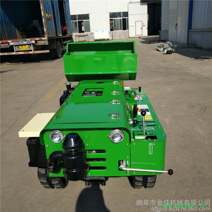 低矮型柴油履带开沟机 金佳果树开沟撒肥机 履带式果园打药锄草机图7