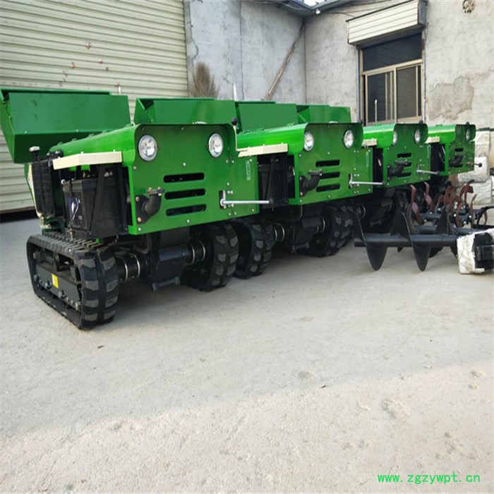 可旋耕除草开沟施肥打药机 曲靖市履带开沟机 多功能田园管理机图7