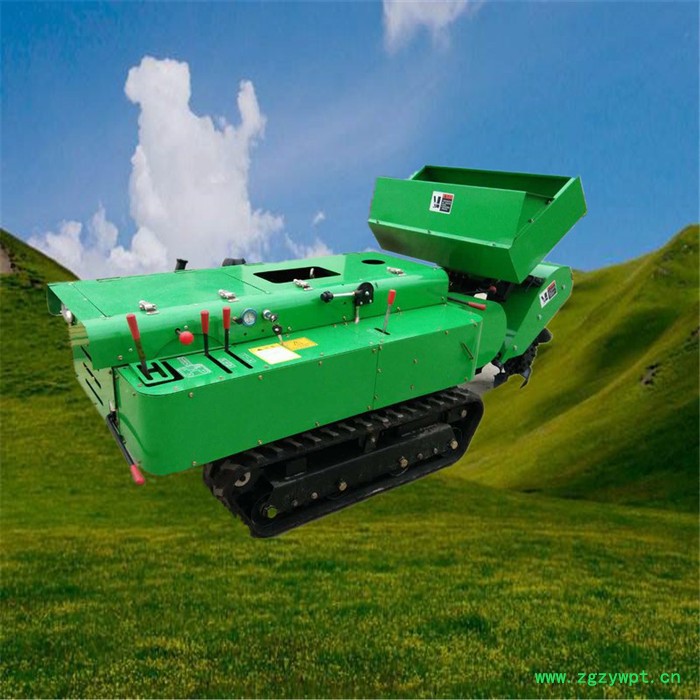 遥控履带式开沟施肥机 启硕牌自走式果树施肥打药机 果园旋耕开沟机厂家图6