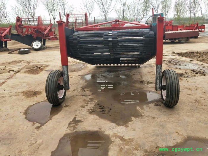 经济实用不伤根茎不漏药链条式辣根黄芩根茎作物药材收获机图6