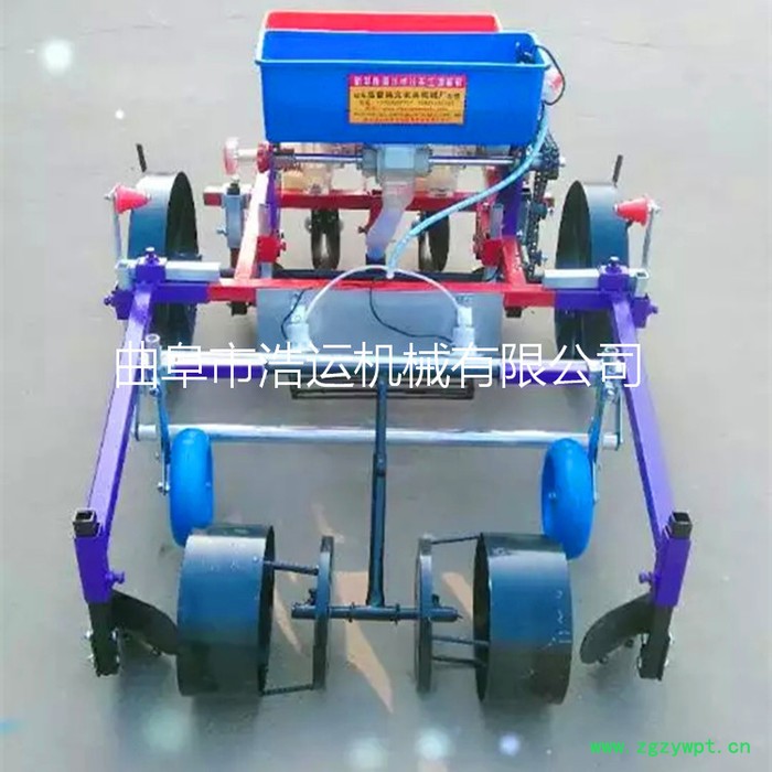 曲阜浩运机械工厂农用高效花生播种机 覆膜机 打药起垄施肥机 2行播种机图3