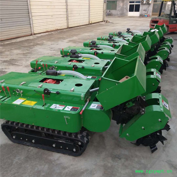 新型山药施肥开沟机 菜园山地专用挖沟开沟机 履带式撒粪开沟回填机批发富兴图3