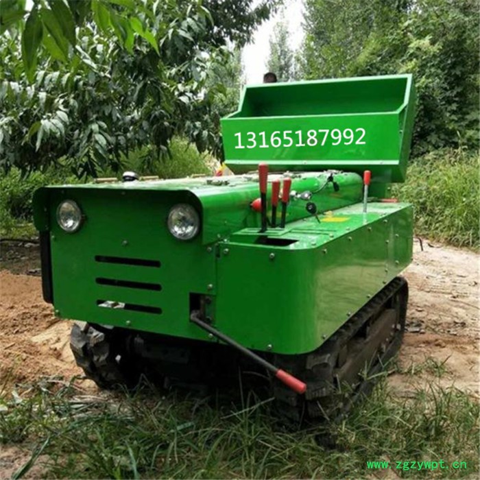 新型山药施肥开沟机 菜园山地专用挖沟开沟机 履带式撒粪开沟回填机批发富兴图5