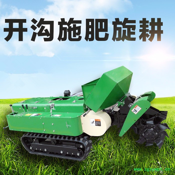 柴油电启动回填机  多功能履带式山药开沟机 动力整地机大葱开沟机图8