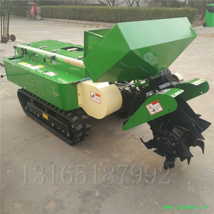 山药果园起垄机 连云港山地爬坡履带果树开沟机 自走式果园耕地机图6