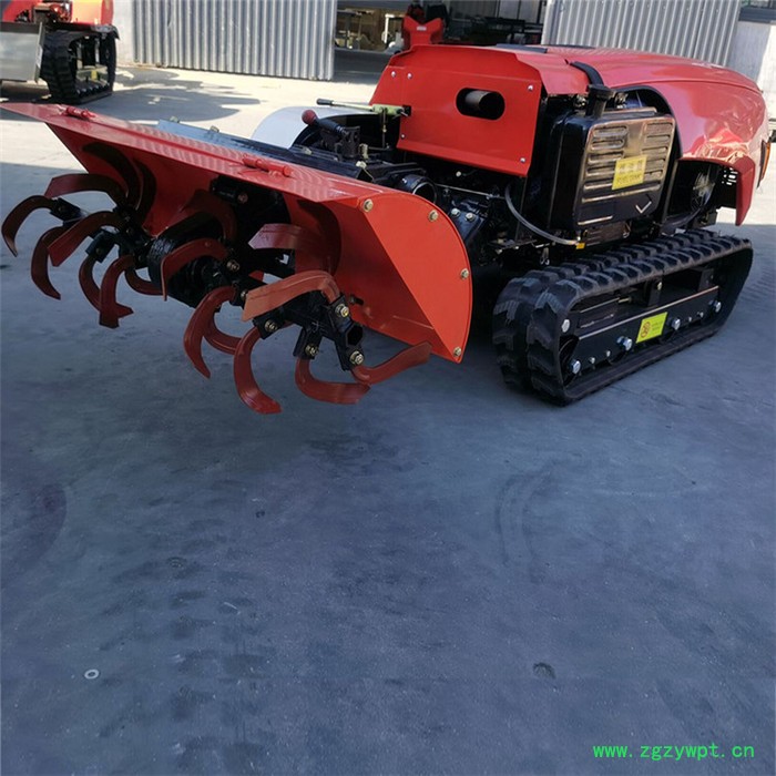 遥控款果园专用打药机   履带式果园开沟机图2