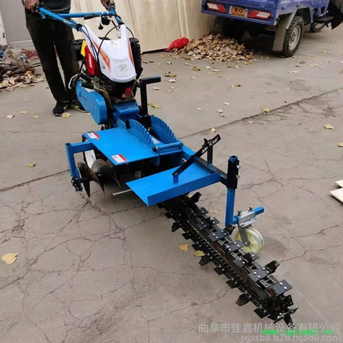 佳鑫机械 田间水管开沟机 电缆线山药开沟机 山药链条式开沟机图8