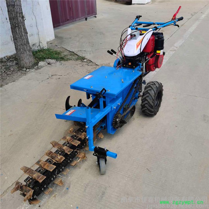 佳鑫机械 田间水管开沟机 电缆线山药开沟机 山药链条式开沟机图6