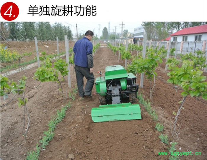 山药打沟机松土机开沟机 小型果园施肥开沟机 自走式开沟施肥机富兴图4