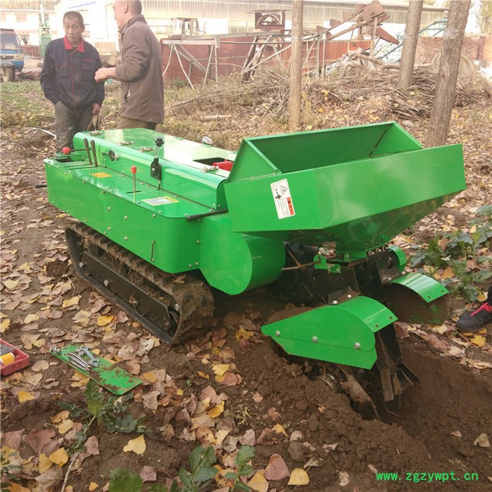 山药打沟机松土机开沟机 小型果园施肥开沟机 自走式开沟施肥机富兴图6