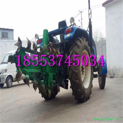 农用苗木开沟施肥机 多功能链条式开沟机 山药种植开沟机