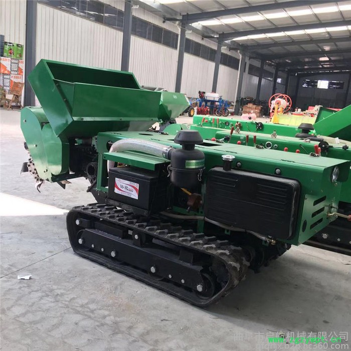 果园锄草耕地机 履带式开沟机价格 启航山药种植开沟机图7