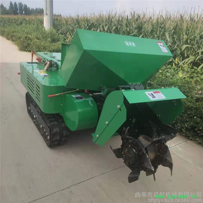 果园锄草耕地机 履带式开沟机价格 启航山药种植开沟机图3