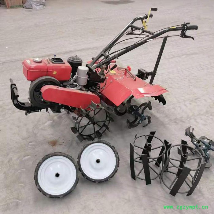 药材基地开沟覆土机 启航四驱旋耕松土机 茶园施肥机价格图6