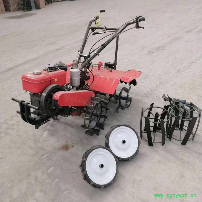 药材基地开沟覆土机 启航四驱旋耕松土机 茶园施肥机价格图8