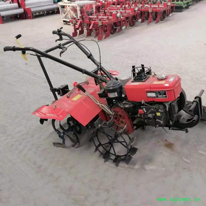 药材基地开沟覆土机 启航四驱旋耕松土机 茶园施肥机价格图5