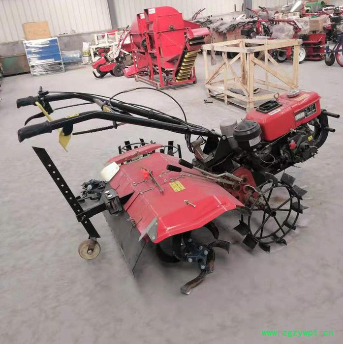 药材基地开沟覆土机 启航四驱旋耕松土机 茶园施肥机价格图2