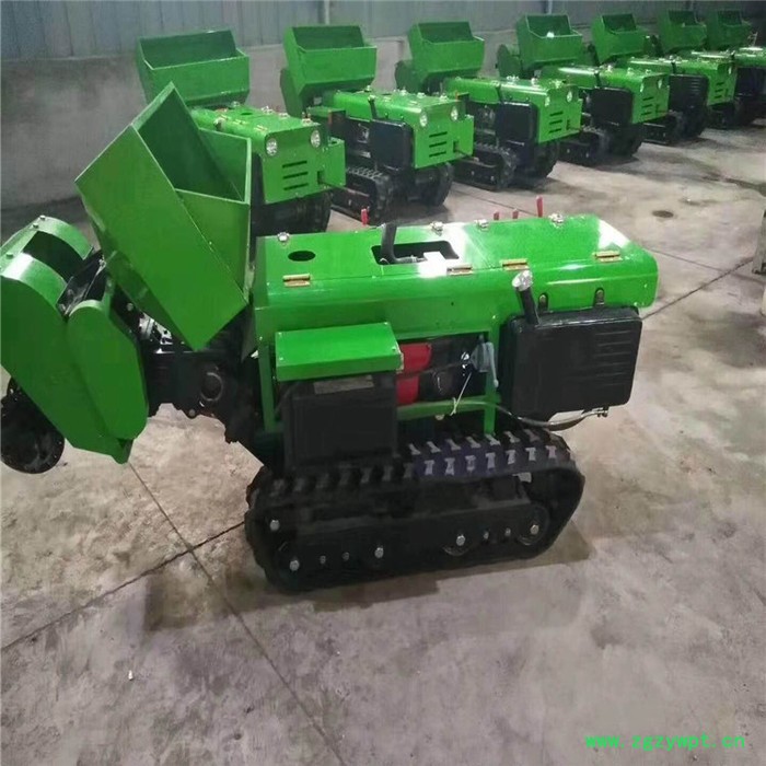 坦克设计升降自如开沟机 扬州履带式开沟施肥机 田园除草打药图5
