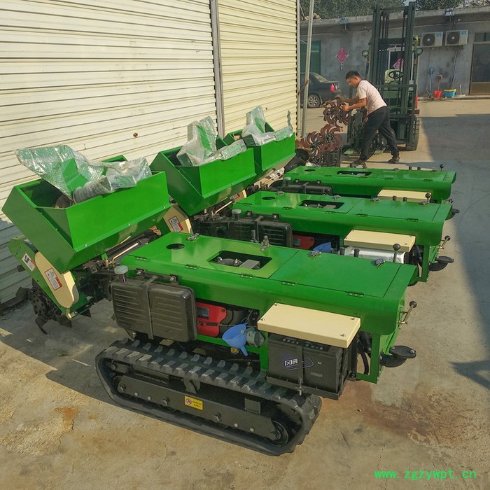 定做柴油履带式开沟机 多用途35马力履带式开沟机 大功率打药机图2