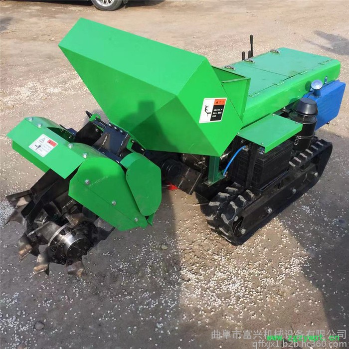 富兴自动行走履带开沟机 果园旋耕锄草机 果树施肥机价格图8