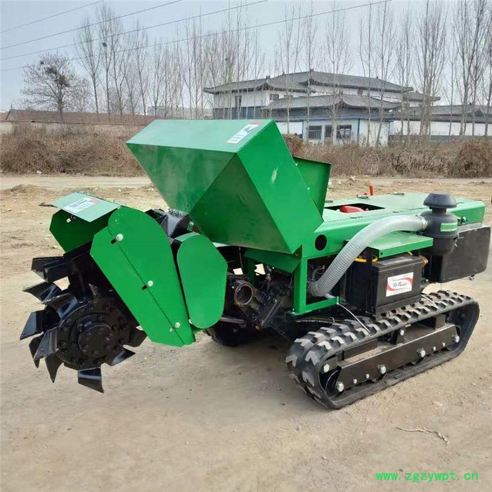 富兴自动行走履带开沟机 果园旋耕锄草机 果树施肥机价格图4