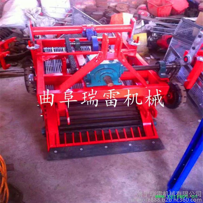 **轴传动花生收获机地下根茎作物挖掘机 芍药药材收获机制造商 转笼式图6