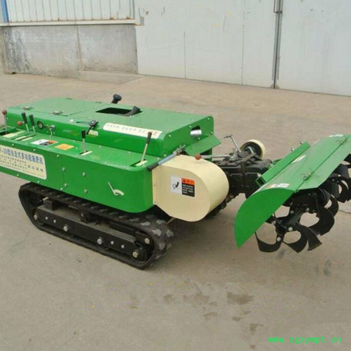 履带式山药大葱开沟机 富兴打梗用多功能旋耕机 田园管理机价格图4