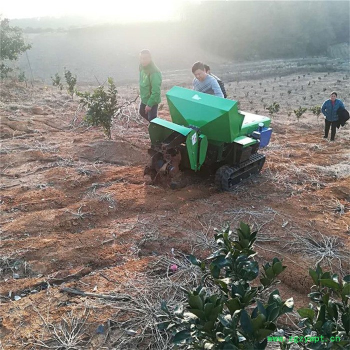 原地旋转履带开沟机/山药开沟机/省人力旋耕机/履带式旋耕机/葡萄园管理机图3