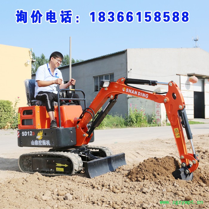 四川农用小挖掘机 挖药材用的多功能迷你小型挖掘机 卖家包邮图3